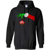 GRINCH HAND HOLDING CHRISTMAS ORNAMENT - DON'T BE A GRINCH PINGPONG
