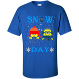 Snow Day Shirt For Detroit Tigers Vs Minion Fans pingpong