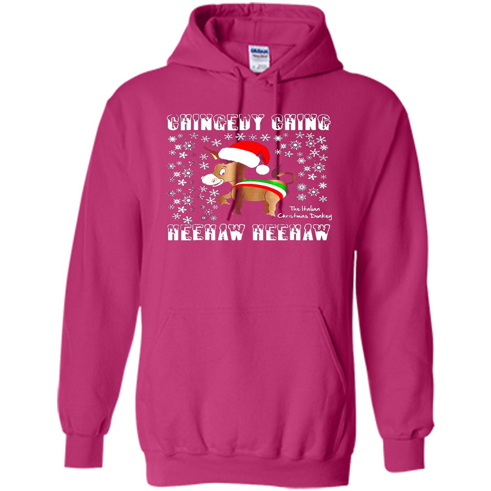 Amazing Dominick The Christmas Donkey-Italian Christmas Donkey - Hoodie