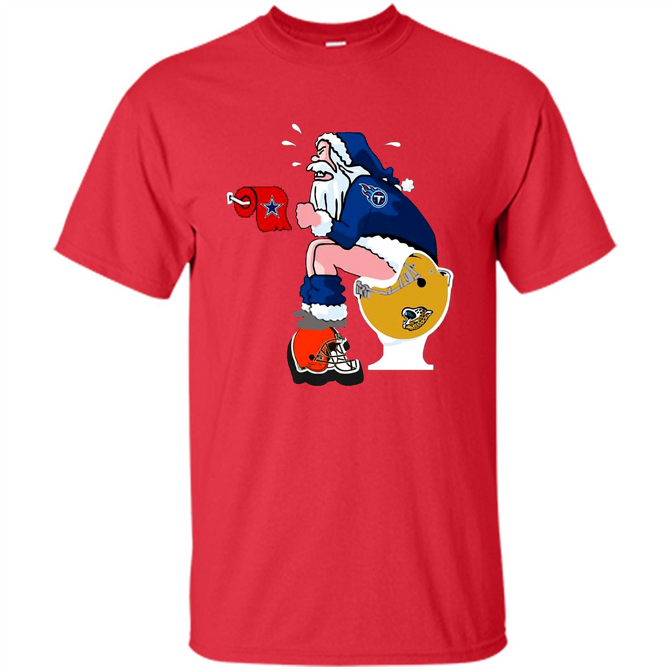 Tennessee Titans Santa Claus Toilet