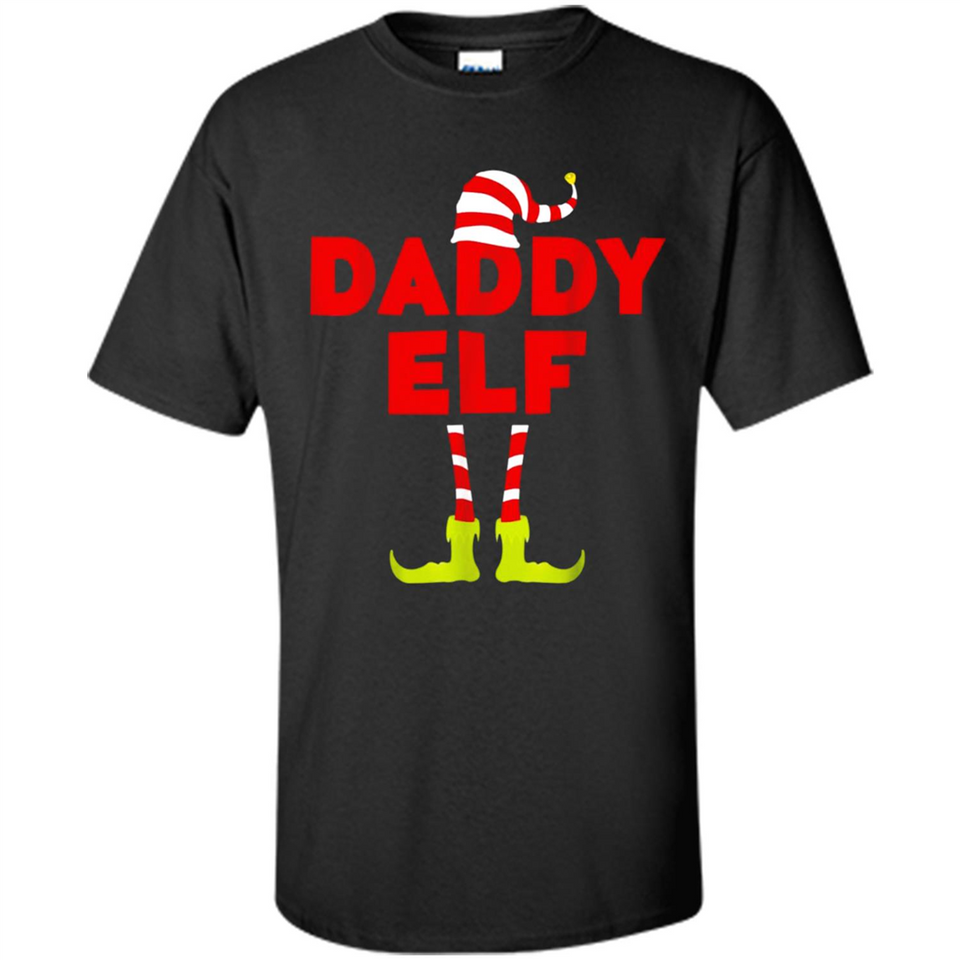 Mens Daddy Elf T-Shirt Funny Matching Christmas Costume - Shirt