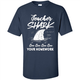 Teacher Shark Doo Doo Doo Your Homework Shirt Ladies' Boyfriend