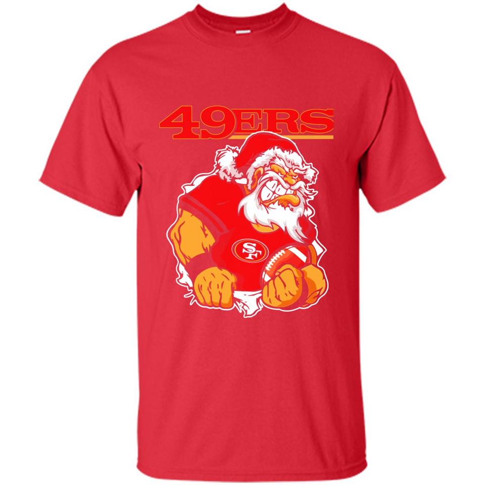 Grumpy Santa Claus San Francisco 49ers Football Team PINGPONG
