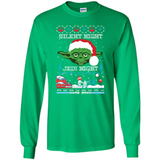 YODA SILENT NIGHT JEDI NIGHT CHRISTMAS UGLY SWEATER