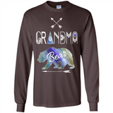 Grandma Bear Shirt Tribal Family Vacation & Camping Tee - Long Sleeve T-Shirt