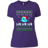 Narwhal christmas sweatshirt hoodie long PINGPONG - Ladies' Boyfriend T-Shirt