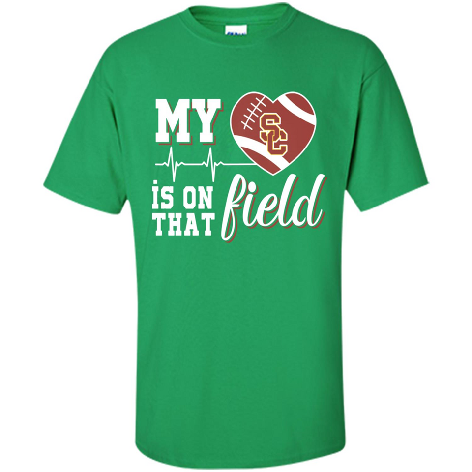 USC Trojans Football My Heart is on that Field - Shirt
