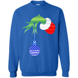 Grinch Holding American Flag ornament Christmas