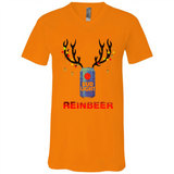 Bud light reinbeer Christmas - Canvas Unisex V-Neck