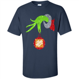 Grinch hand holding Logo HomeDepot Glitter Christmas - Shirt