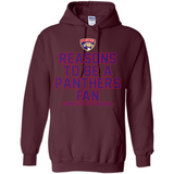 Reasons to be a Florida Panthers Fan Complete List on Back - Hoodie