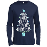 Have A Very Merry Beachy Xmas Vacation - Canvas Long Sleeve T-Shirt