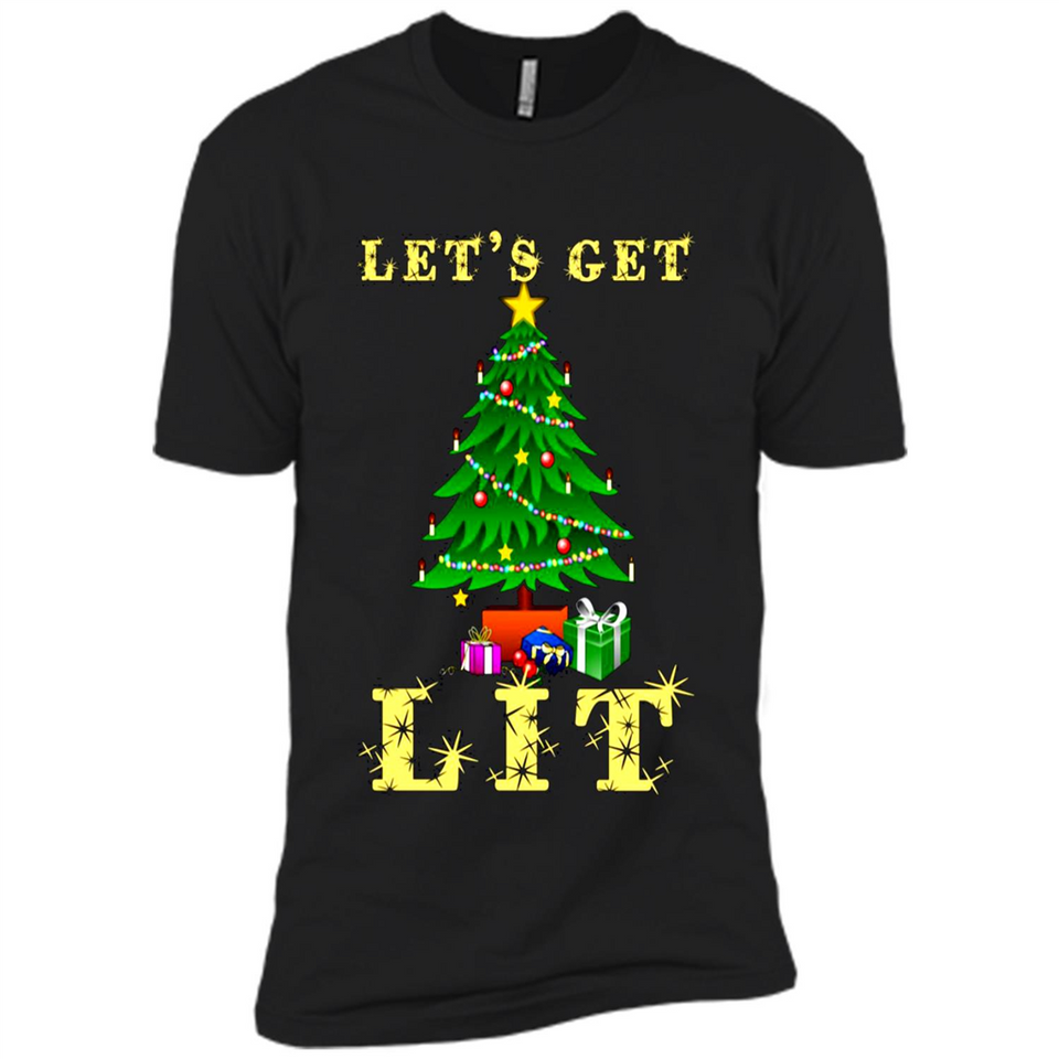 Let’s Get Lit Christmas Drinking sweater PINGPONG