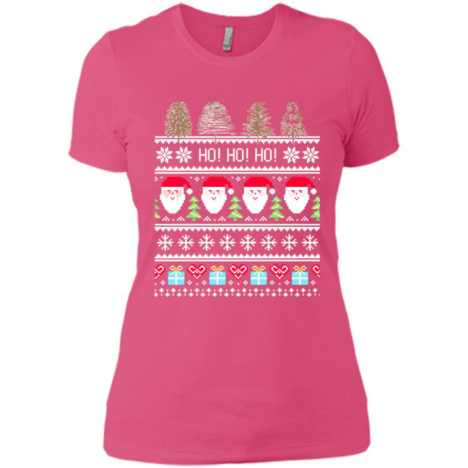 Ugly Merry Christmas Tree Santa Snowflakes