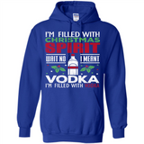 Christmas Gift Shirt Christmas Spirit Vodka Santa - Hoodie