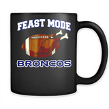 Feast Mode Broncos Shirt - Denver Turkey Thanksgiving