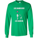 Chicago Cubs GrandFather Like GrandSon - Long Sleeve T-Shirt