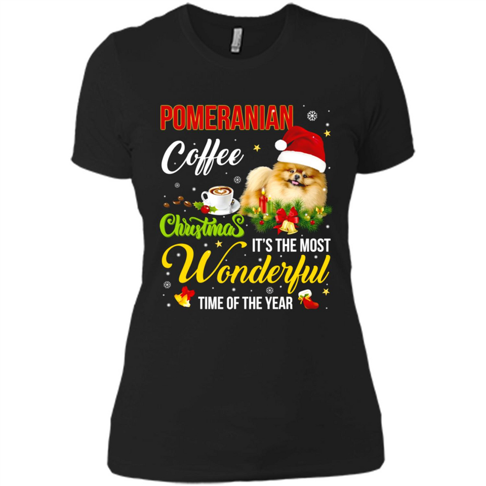 Pomeranian Coffee Wonderful Christmas