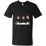 Christmas Red Wine - Merry Xmas T-Shirt - Men's V-Neck