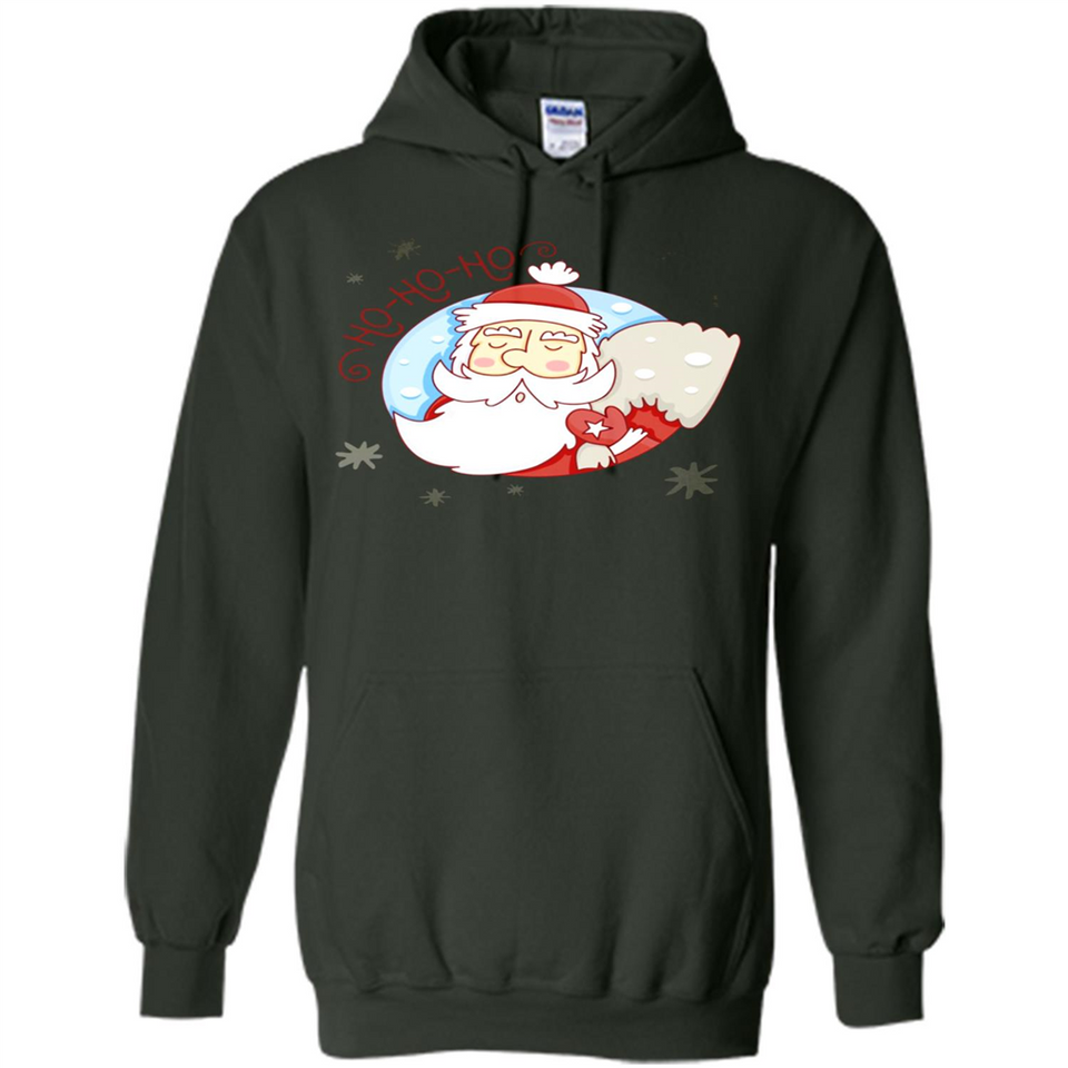 Cute Santa Claus Ho Ho Ho - Hoodie