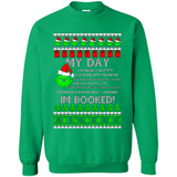 Mr Grinch my day I’m booked Christmas sweater PINGPONG