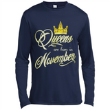 Queens Are Born In November Golden T-Shirt