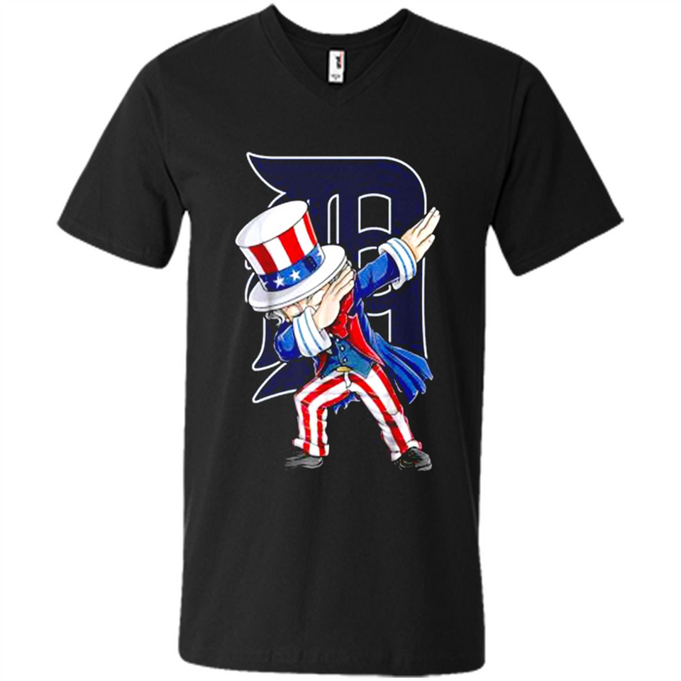 MLB DETROIT TIGERS UNCLE SAM DABBING INDEPENDENCE DAY