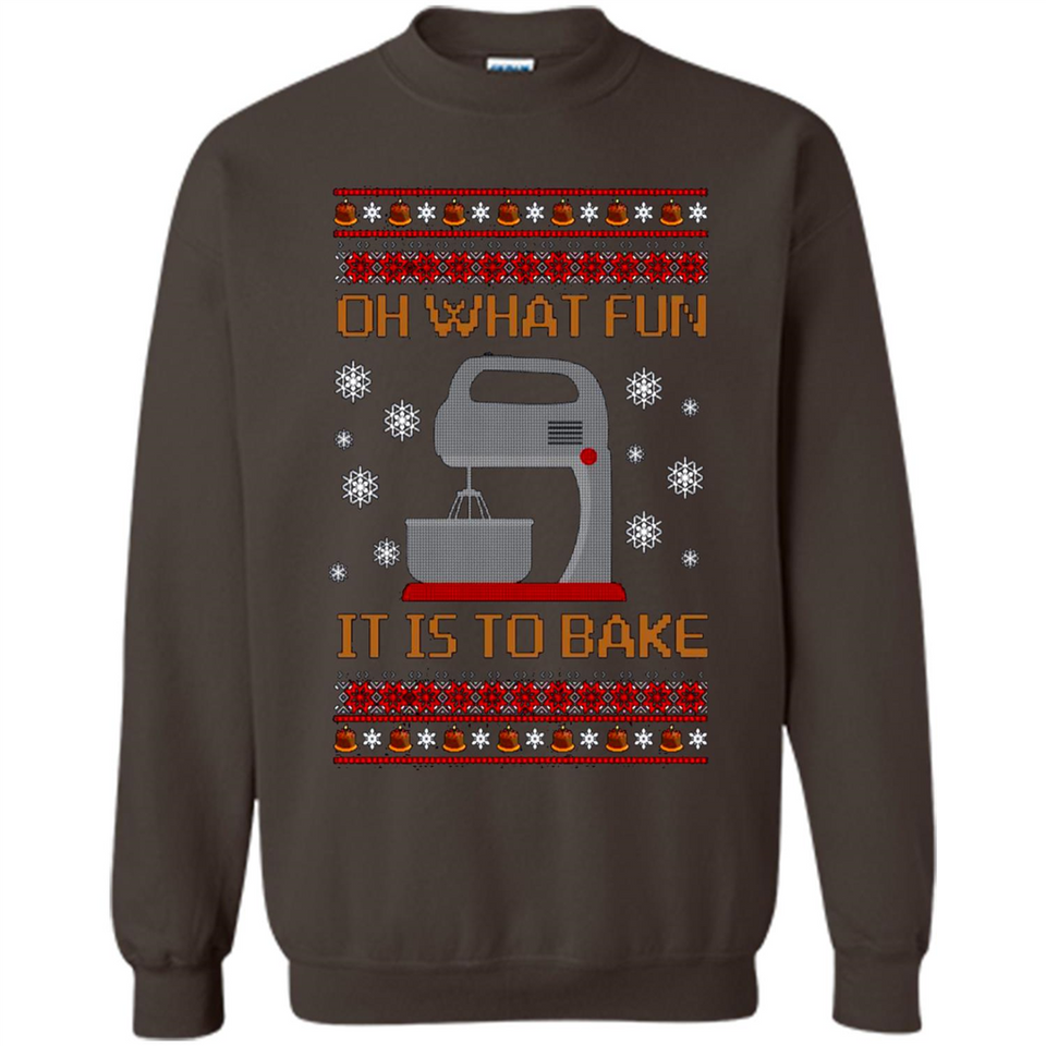 Oh What Fun It Is To Bake Ugly Christmas sweater Sweater PINGPONG