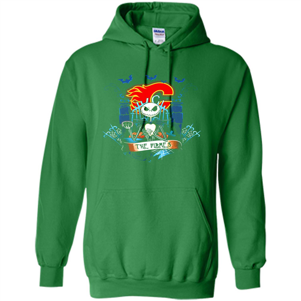 Calgary Flames Halloween The Nightmare Before Christmas - Hoodie