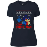 Christmas Ugly Sweater Ello Christmas - Ladies' Boyfriend T-Shirt