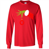 Funny Grinch Hand Holding Chef Ornament Christmas PING PONG