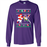 Santa vs Deer Football Ugly Christmas PINGPONG