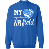 Detroit Lions Football My Heart is on that Field - Sweatshirt