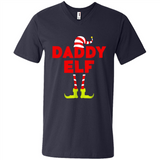 Mens Daddy Elf T-Shirt Funny Matching Christmas Costume - Men's V-Neck