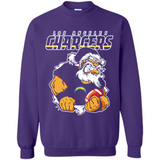 Grumpy Santa Claus Los Angeles Chargers Football Team PINGPONG