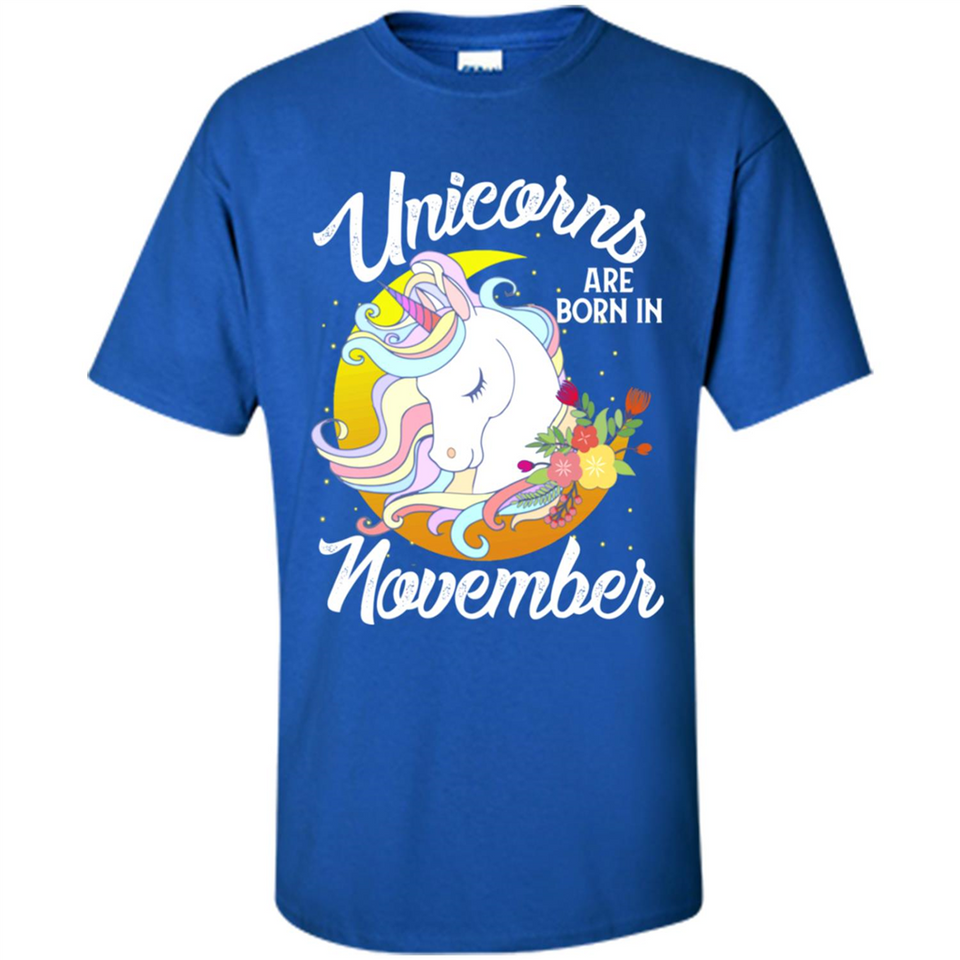 Unicorns Are Born In November Magical Rainbow
