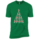 Flamingo Christmas Tree Flamingo - Premium Short Sleeve T-Shirt