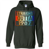 Retro Straight Outta 1987 31 Years Old - Hoodie