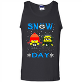 Snow Day Shirt For Green Bay Packers Vs Minion Fans pingpong