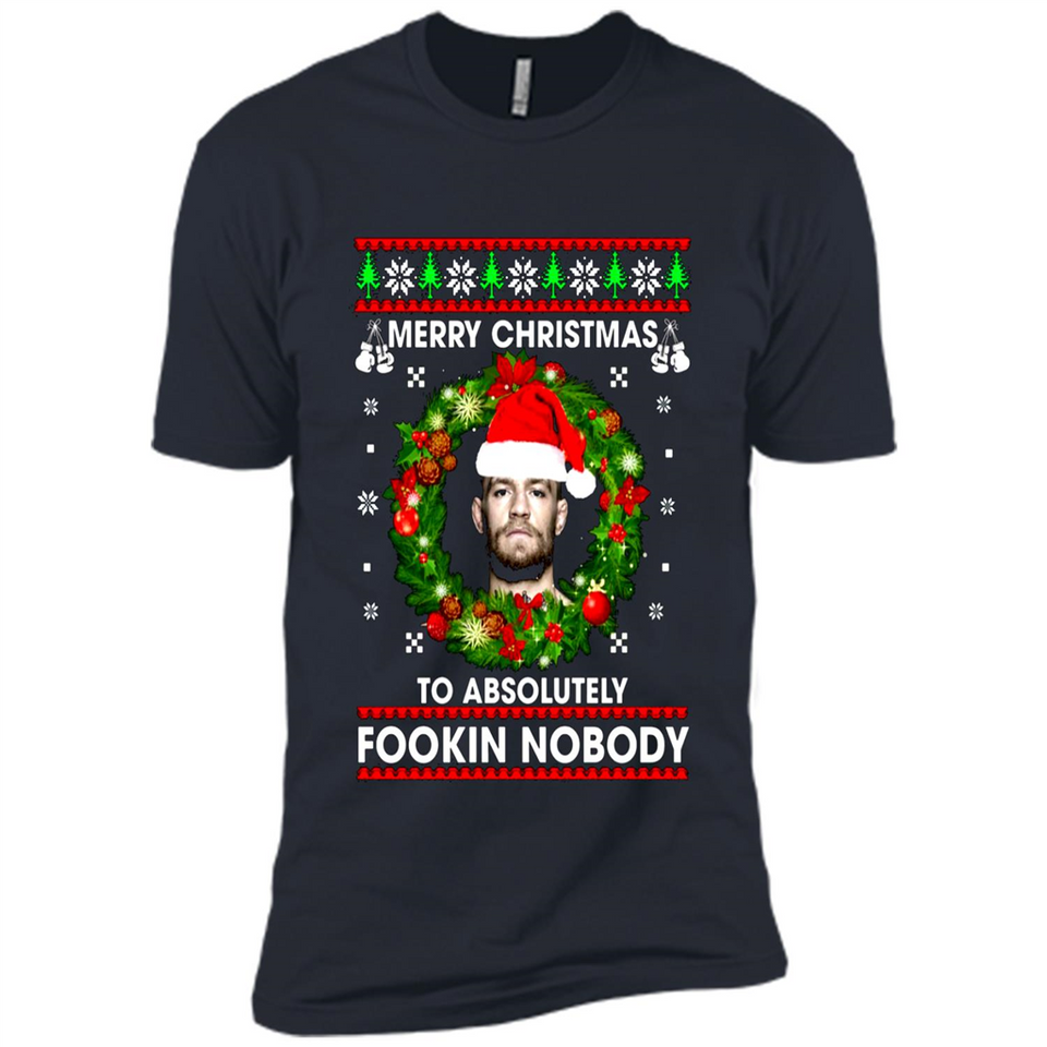 Merry Fookin Christmas Conor Mcgregor sweater PINGPONG