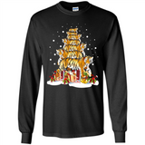 Tiger Christmas Tree Funny Merry Christmas - Long Sleeve T-Shirt