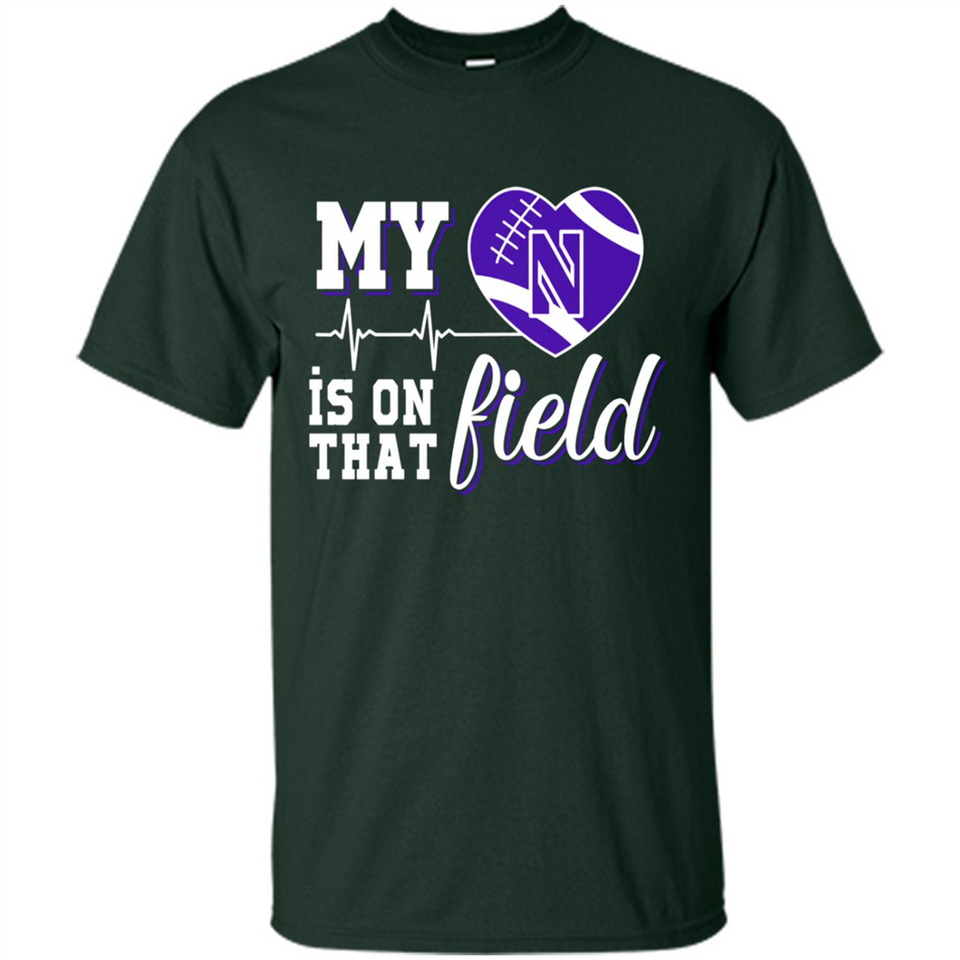 Northwestern Wildcats Football My Heart is on that Field - Shirt
