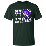 Northwestern Wildcats Football My Heart is on that Field - Shirt