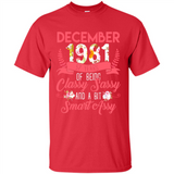 December 1981 37 Years Of Being Classy Sassy - Shirt