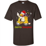 Funny Santa Christmas Chicken Shirt - Merry Chickmas - Shirt