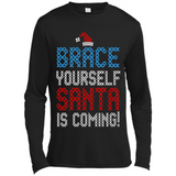 Brace Yourself Santa is coming Christmas - Canvas Long Sleeve T-Shirt