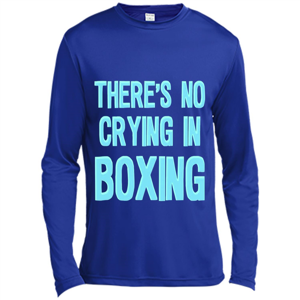 There's no crying in boxing - Canvas Long Sleeve T-Shirt