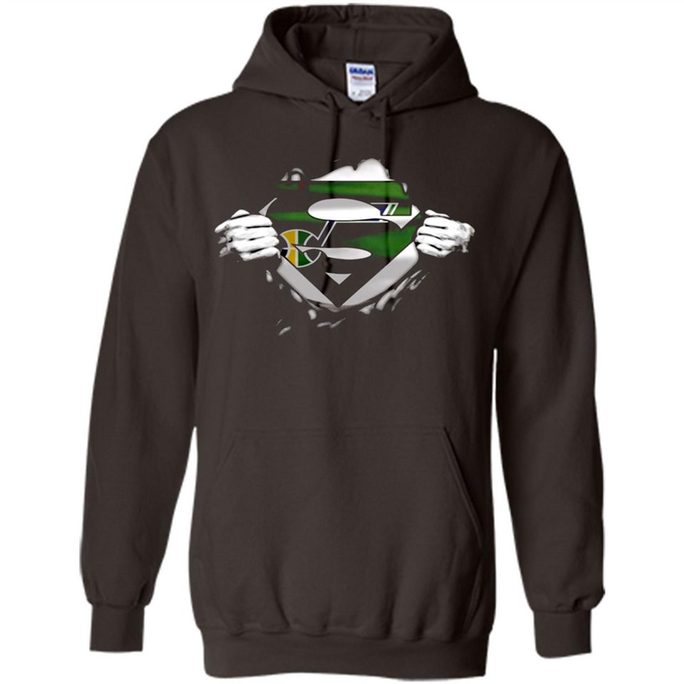 Utah Jazz And Superman Fans - Hoodie