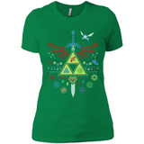 Song of Christmas Time the Legend of Zelda Ugly Sweater Perfect Christmas - Ladies' Boyfriend T-Shirt