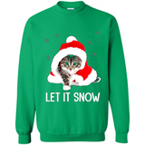 Let It Snow Cat Christmas sweater PINGPONG